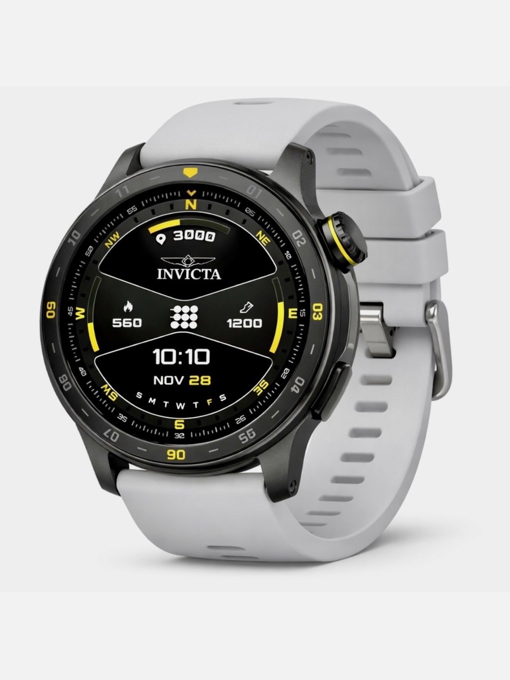 Invicta I-Tech 2 Smart Watch - 46mm. White (ITECH-004) Active Fitness Tracker